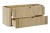 Comad Szafka pod umywalkę 120cm 2 szuflady OVALIA CREMONA 82-120-46-2S