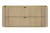 Comad Szafka pod umywalkę 120cm 2 szuflady OVALIA CREMONA 82-120-46-2S