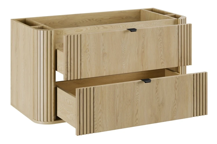 Comad Szafka pod umywalkę 100cm 2 szuflady OVALIA CREMONA 82-100-46-2S