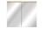 Comad Szafka z Lustrem 80cm 2 Drzwi BALI CASHMERE 84-80-2D