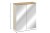 Comad Szafka z Lustrem 60cm 2 Drzwi BALI CASHMERE 84-60-2D