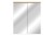 Comad Szafka z Lustrem 60cm 2 Drzwi BALI CASHMERE 84-60-2D