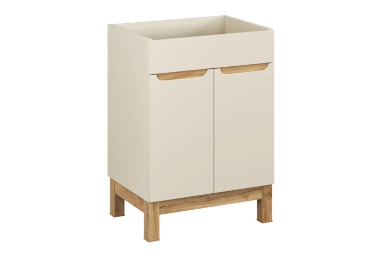 Comad Szafka pod umywalkę 60cm 2 drzwi BALI CASHMERE 82-60-46-2D