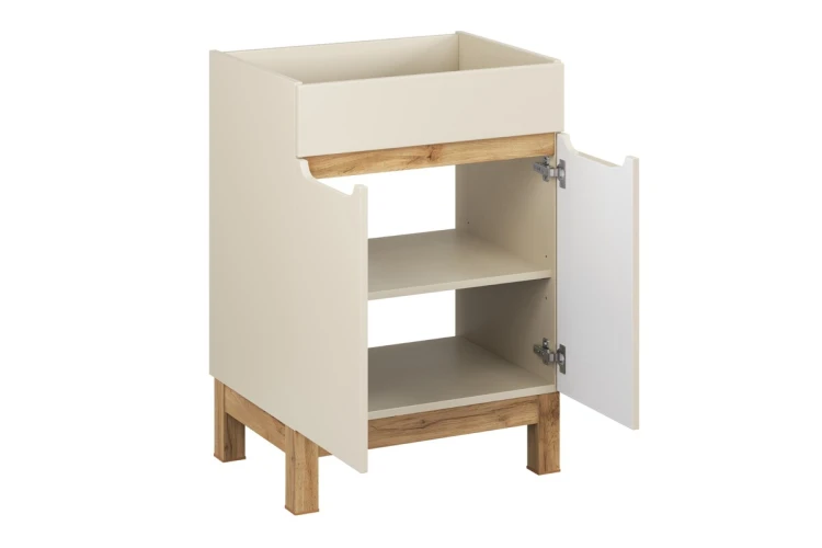 Comad Szafka pod umywalkę 60cm 2 drzwi BALI CASHMERE 82-60-46-2D