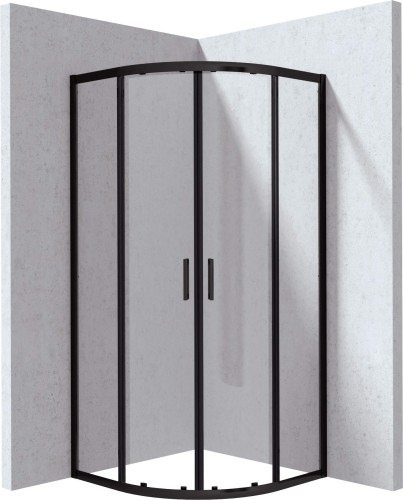 Deamte Funkia Evo Kabina prysznicowa półokrągła 80x80 cm KYP_N088P