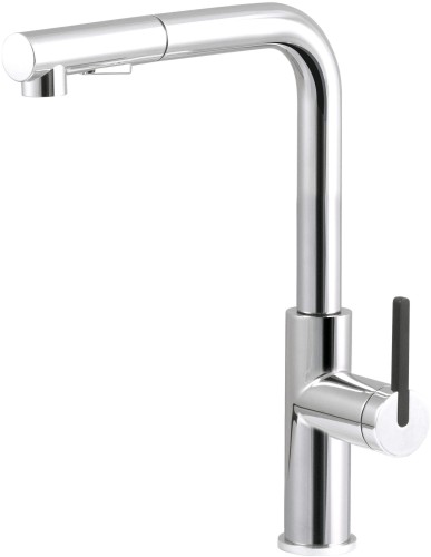 Deante Momi Bateria kuchenna z wyciąganą wylewką BKM_073M