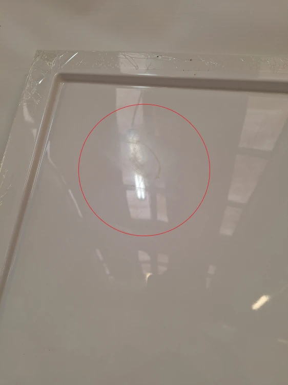 Wyprzedaż SCHEDPOL brodzik kompozytowy kwadratowy 90 cm Wyrób II gatunek - IBS761