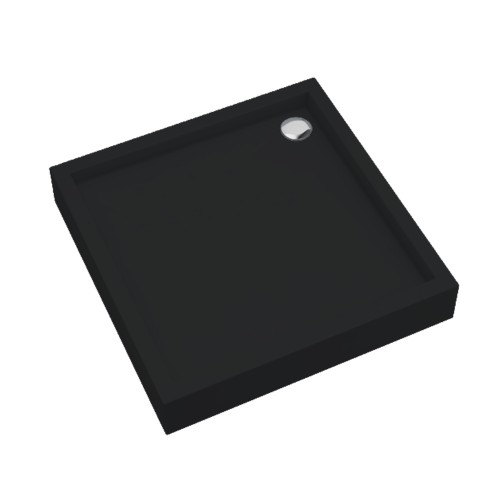Schedpol Medium Black Mat brodzik kwadratowy 90x90 cm 3.4731/C/MG
