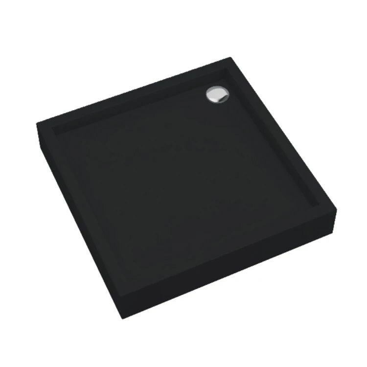 Schedpol Medium Black Mat brodzik kwadratowy 90x90 cm 3.4731/C/MG