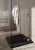 Schedpol Caspar New Black Mat brodzik kwadratowy 80x80 cm 3.2830/C/MG