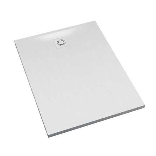 Schedline Magnific White Stone Brodzik biały kamień prostokątny 80x90 cm 3SP.M1P-8090/B/ST-M9/B/ST