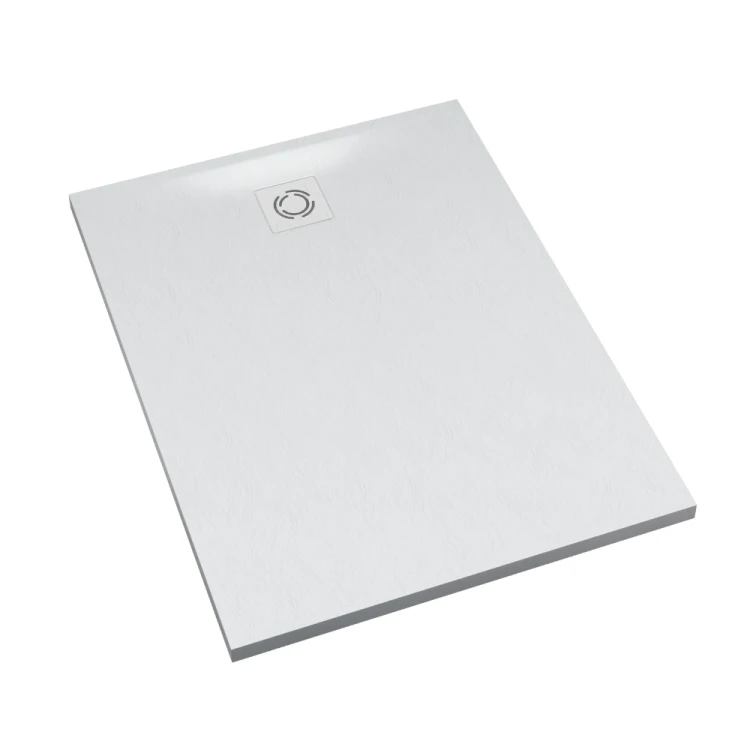 Schedline Magnific White Stone Brodzik biały kamień prostokątny 80x90 cm 3SP.M1P-8090/B/ST-M9/B/ST