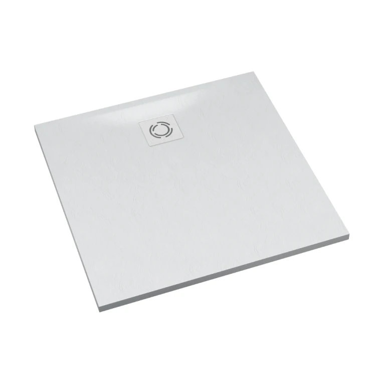 Schedline Magnific White Stone Brodzik biały kamień kwadratowy 80x80 cm 3SP.M1K-8080/B/ST-M9/B/ST