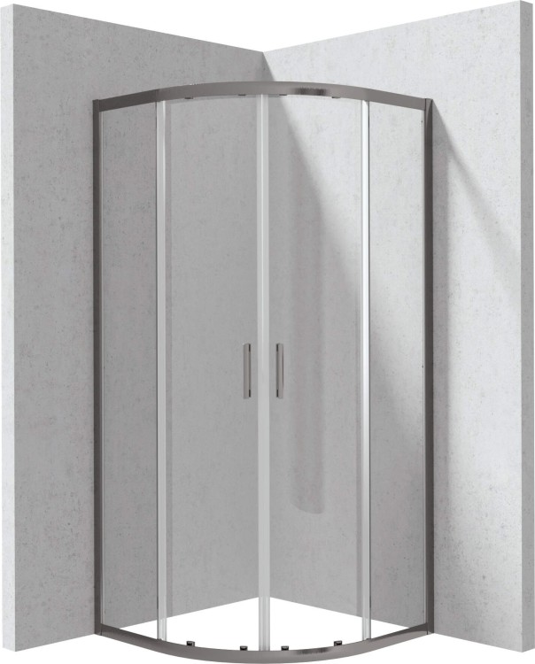 Deante Funkia Evo Kabina prysznicowa półokrągła 80x80 cm KYP_D088P