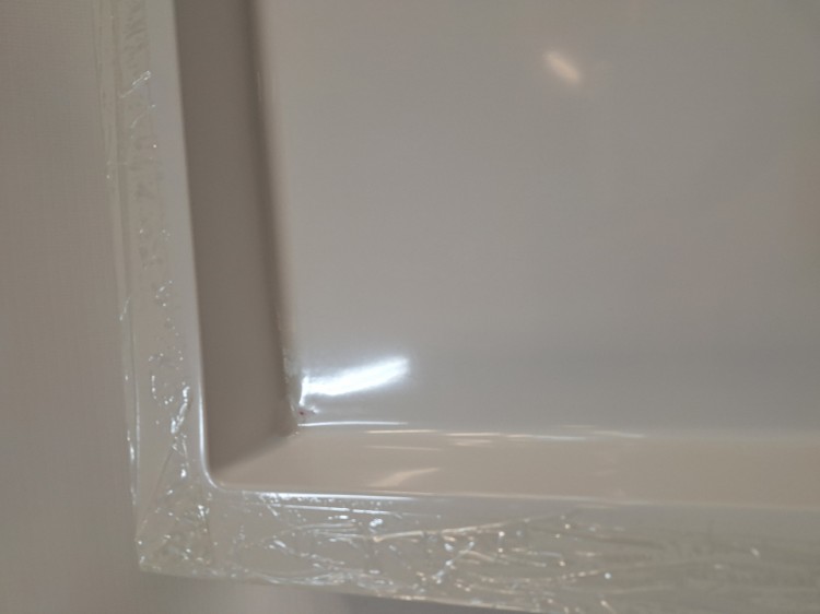 Wyprzedaż SCHEDPOL brodzik półokrągły 90 cm Wyrób II gatunek - IBS915