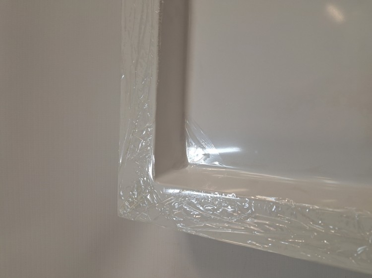 Wyprzedaż SCHEDPOL brodzik półokrągły 90 cm Wyrób II gatunek - IBS916