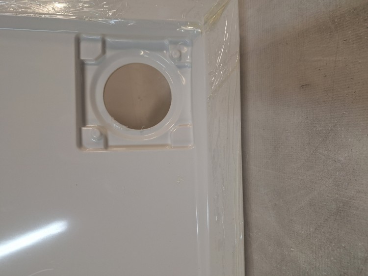 Wyprzedaż Schedpol brodzik kwadratowy 80 cm Wyrób II gatunek - IBS930