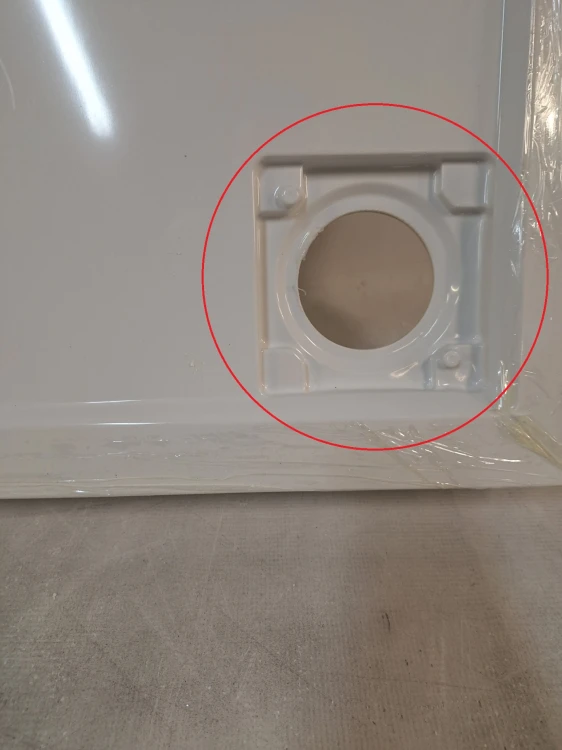 Wyprzedaż Schedpol brodzik kwadratowy 80 cm Wyrób II gatunek - IBS930