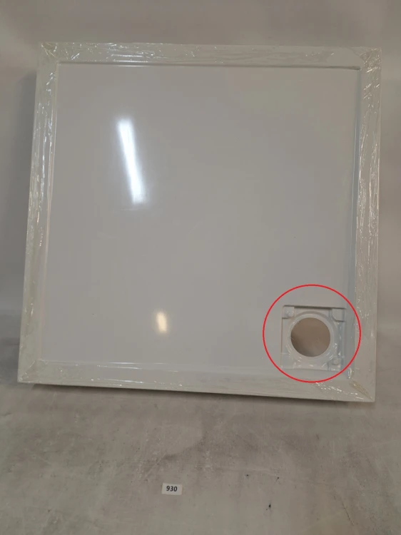 Wyprzedaż Schedpol brodzik kwadratowy 80 cm Wyrób II gatunek - IBS930
