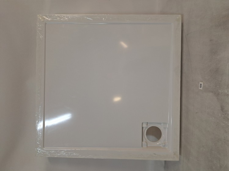 Wyprzedaż Schedpol brodzik kwadratowy 80 cm Wyrób II gatunek - IBS929