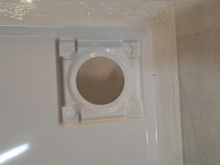 Wyprzedaż Schedpol brodzik kwadratowy 80 cm Wyrób II gatunek - IBS925