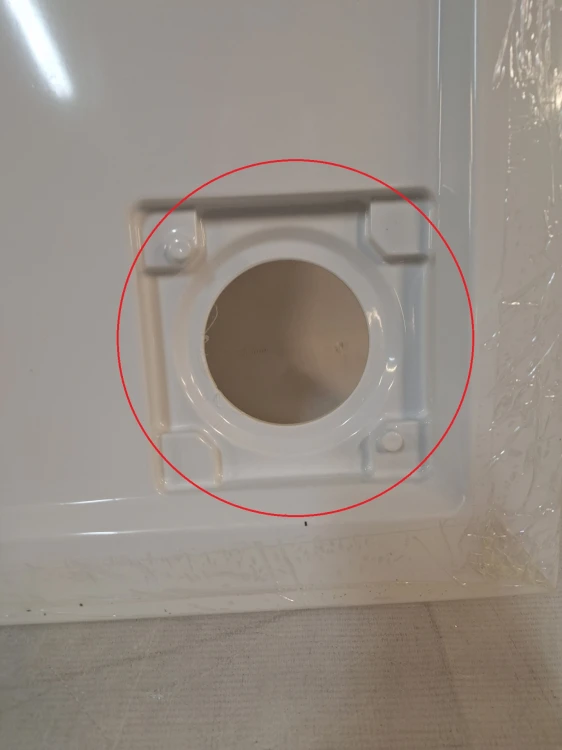 Wyprzedaż Schedpol brodzik kwadratowy 80 cm Wyrób II gatunek - IBS925