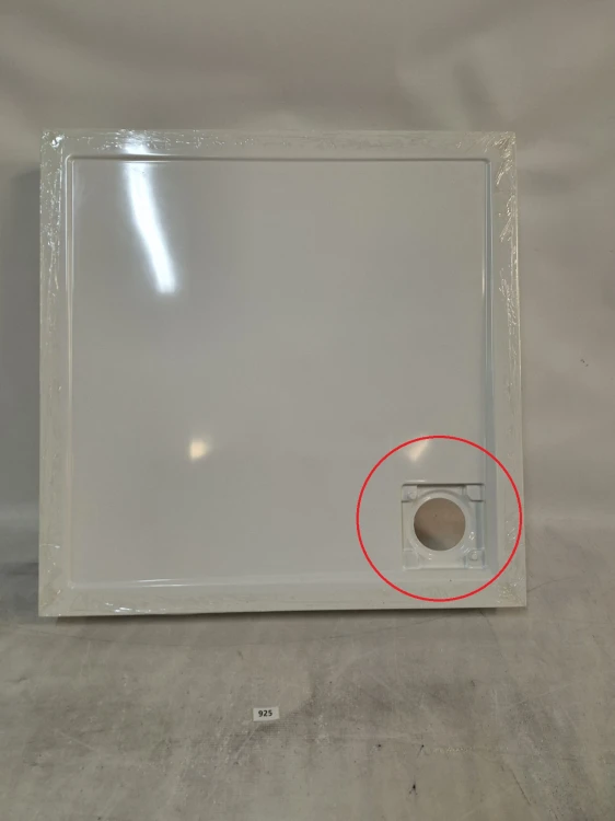 Wyprzedaż Schedpol brodzik kwadratowy 80 cm Wyrób II gatunek - IBS925