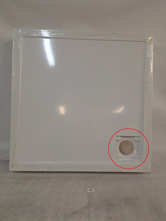 Wyprzedaż Schedpol brodzik kwadratowy 80 cm Wyrób II gatunek - IBS924
