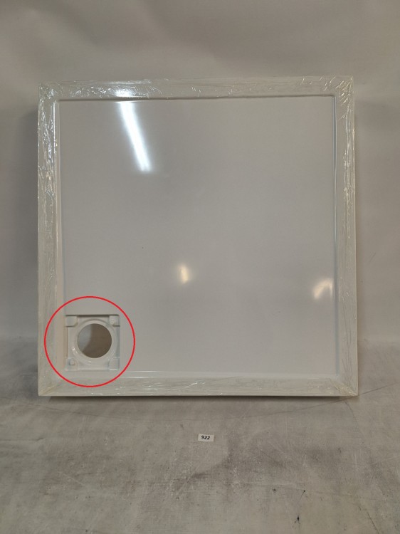 Wyprzedaż Schedpol brodzik kwadratowy 80 cm Wyrób II gatunek - IBS922
