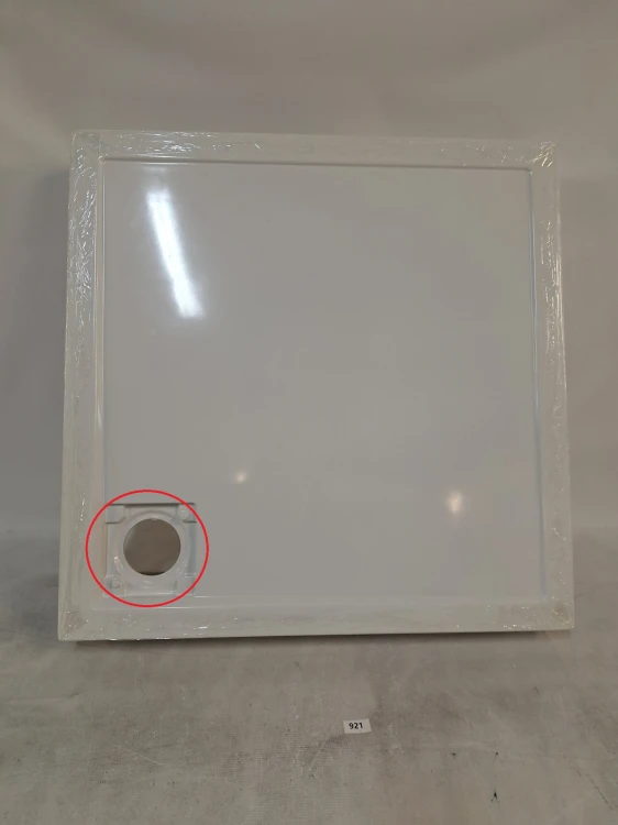 Wyprzedaż Schedpol brodzik kwadratowy 80 cm Wyrób II gatunek - IBS921