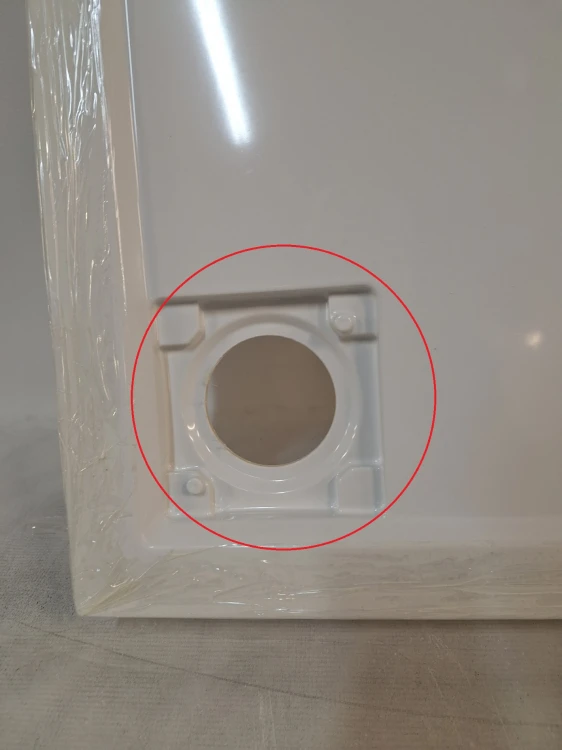 Wyprzedaż Schedpol brodzik kwadratowy 80 cm Wyrób II gatunek - IBS921