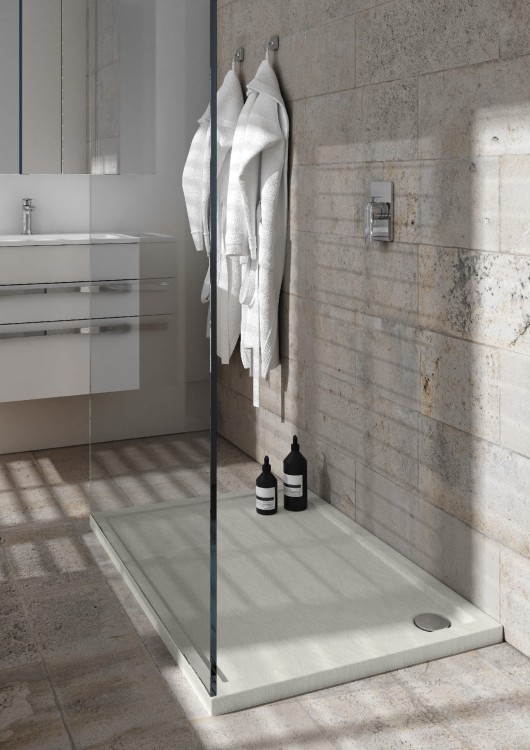 Wyprzedaż Schedpol Caspar New Cement Stone brodzik cementowy kamień prostokątny 80x120 cm 3.2338/CT/ST