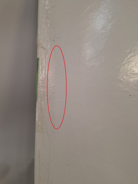 Wyprzedaż Schedpol White Stone brodzik prostokątny biały kamień 80x120 cm Wyrób II gatunek -IBS936