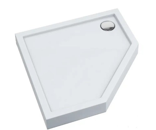 Wyprzedaż Schedpol  brodzik pieciokątny 80x80x12 cm Wyrób II gatunek - IBS942