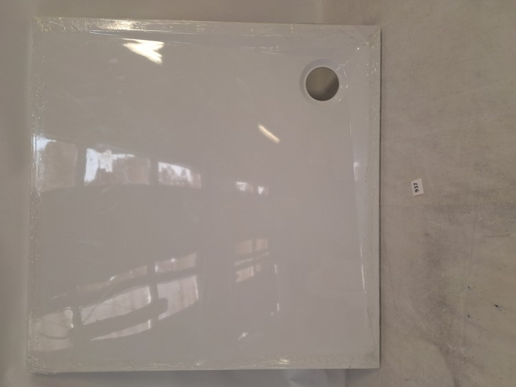 Wyprzedaż Schedpol brodzik kwadratowy 90 cm Wyrób II gatunek - IBS937