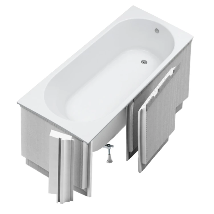 Schedpol Tara wanna 150x70 cm z obudową Led 3.581/OULED/S