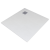 Kompielka Tano White Stone (struktura kamienia) brodzik prysznicowy akrylowy z maskownicą biały kwadrat 90x90 cm