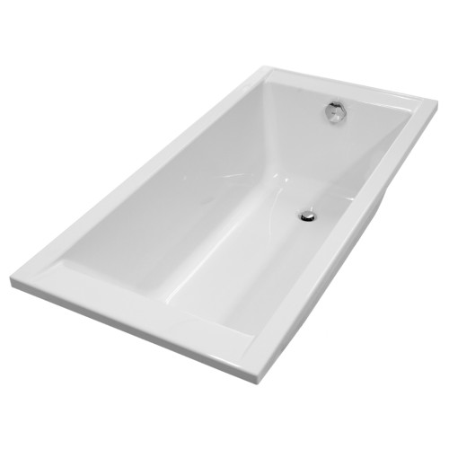 Kompielka Lona wanna akrylowa prostokatna biała gładka 70x140 cm