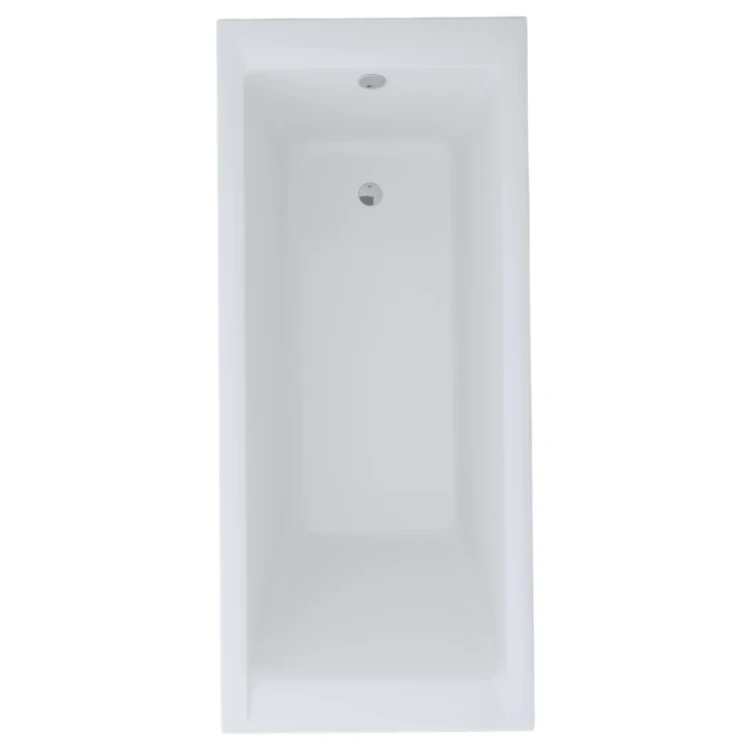 Kompielka Lona wanna akrylowa prostokatna biała gładka 75x170 cm