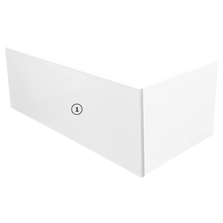 Kompielka Długi panel akrylowy do wanny 150x2,5x55 cm KAPW-150