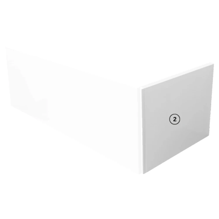 Kompielka Krótki panel akrylowy do wanny 70x2,5x55 cm KAPW-70