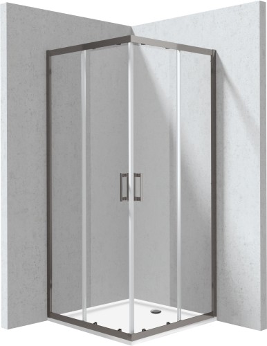 Deante Funkia Evo Kabina prysznicowa z brodzikiem kwadratowa 80x80 cm KYCPD088P