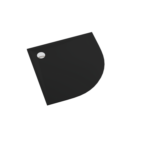 Costano 90x90 półokr black mat packshot prespektywa.png