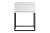Comad  Szafka nocna 40 cm biały spello white 61-40-1s