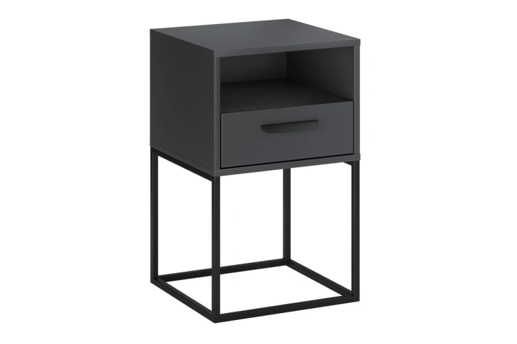 Comad  Szafka nocna 40 cm z 1 szufladą antracyt navello antracit 61-40-1s1o