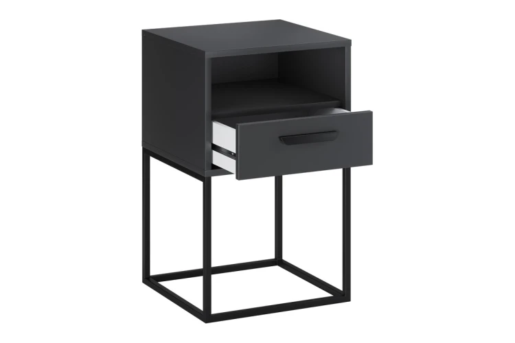 Comad  Szafka nocna 40 cm z 1 szufladą antracyt navello antracit 61-40-1s1o