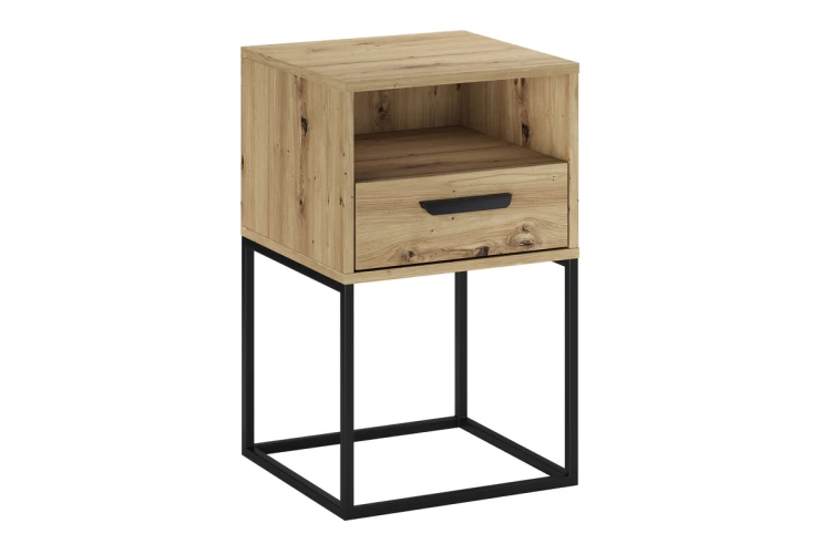 Comad  Szafka nocna 40 cm z 1 szufladą dąb artisan navello artisan 61-40-1s1o