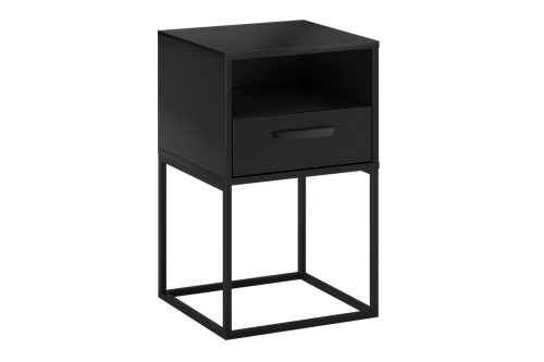 Comad  Szafka nocna 40 cm z 1 szufladą czarny navello black 61-40-1s1o