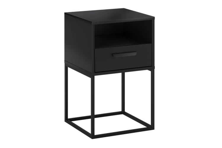 Comad  Szafka nocna 40 cm z 1 szufladą czarny navello black 61-40-1s1o