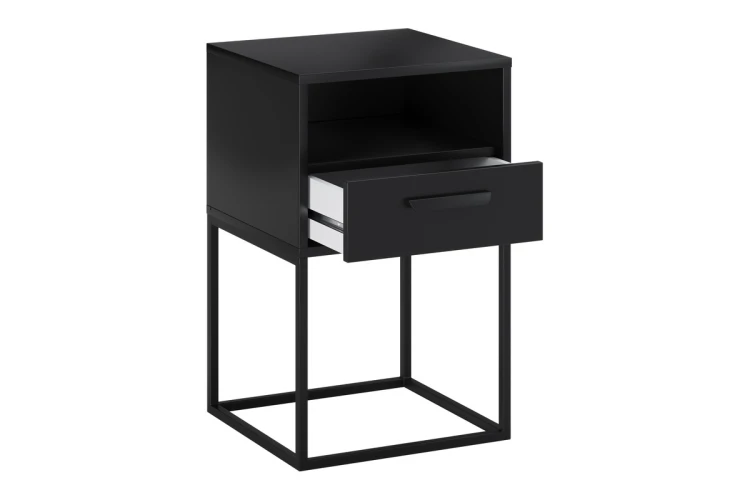 Comad  Szafka nocna 40 cm z 1 szufladą czarny navello black 61-40-1s1o
